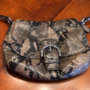 Coach | Snake skin crossbody